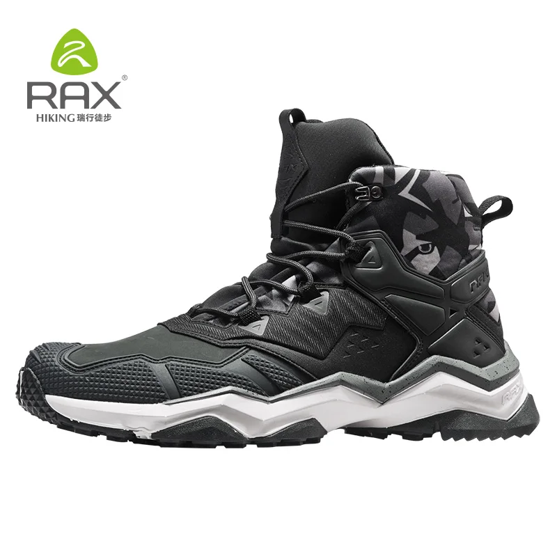 Rax Hiking Shoes Waterproof Outdoor Sports Sneakers for Men Hiking Boots Snow Boots Warm Lightweight Trekking Shoes Breathable