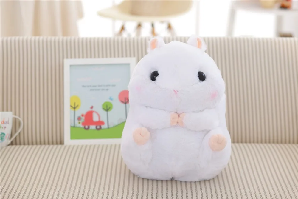 

small cute plush fat hamster toy lovely white fat hamster doll gift about 38cm