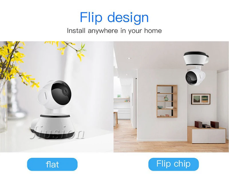 WiFi Mini Bảo Mẫu Camera IP Cam HD Video Âm Hồng Ngoại Nhìn Đêm Cảm Biến Chuyển Động Nhà Từ Xa Cho Bé Thú Cưng Màn Hình lưu Trữ Đám Mây