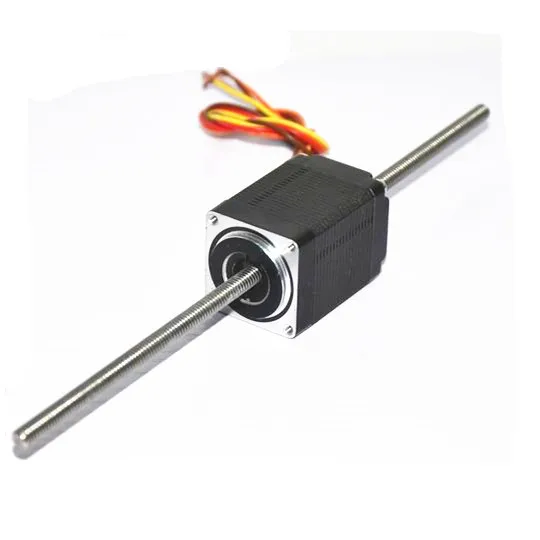 300mm Length Non-captive Nema14 Linear Stepper with  Tr5.56*4.8768 leadscrew