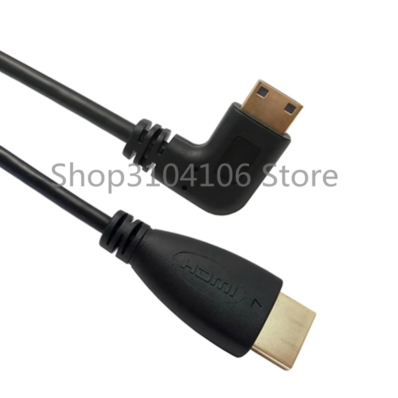 0.5 meters elbow mini HD-compatible to HD video line mini HDTV elbow HD cable