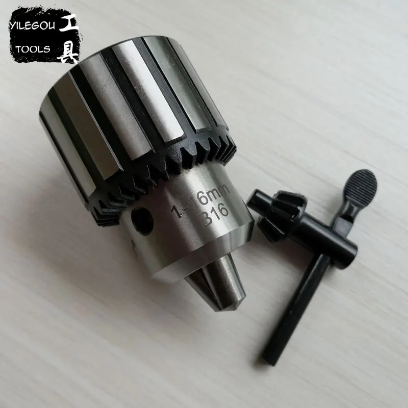 

1-16mm Spanner Drill Chuck 16mm Heavy Duty Spanner Collet For Drill Press, Max. Capacity 1-16mm, Bore Diameter B16 Taper-shank