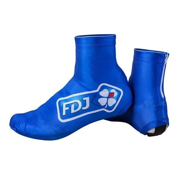 2019 FDJ  Team 2 Colors Summer Cycling Shoe Cover Sneaker Overshoes Lycra Road Bicycle Bike MTB Cycling Shoe Cover