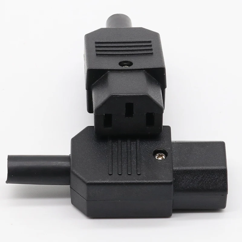 10 pcs 2017New Wholesale Price Black IEC 320 C13 Female Plug Rewirable Power Connector 3pin Socket 10A /250V