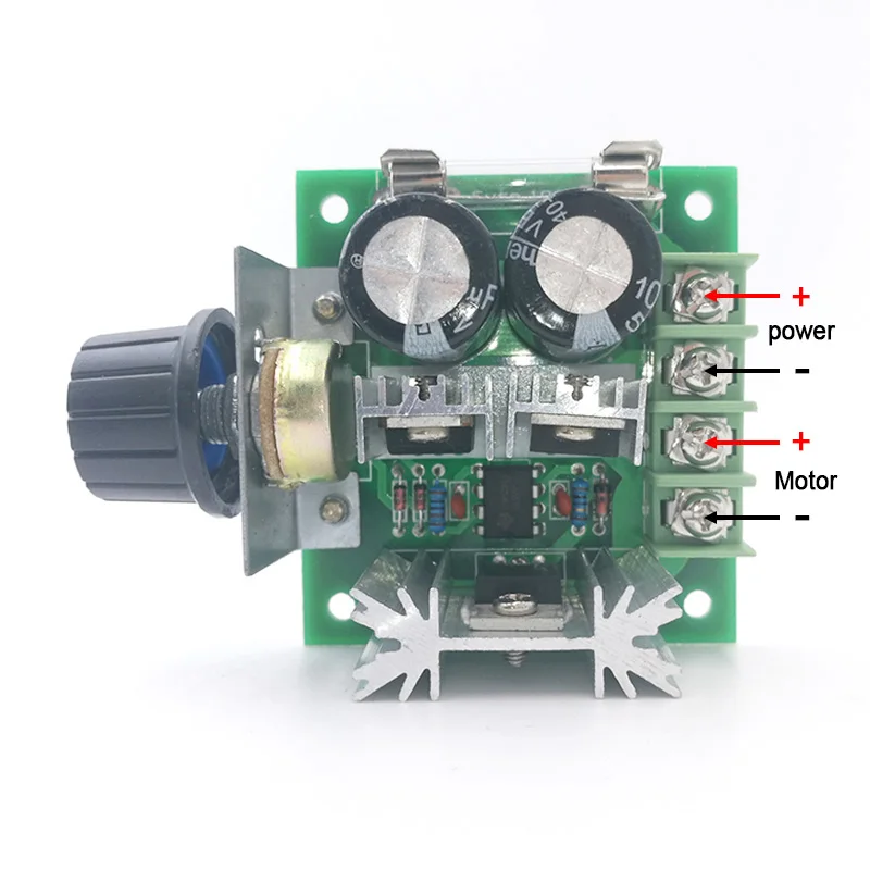 PWM regulator obrotów silnika dc 12 V-40 V 10A