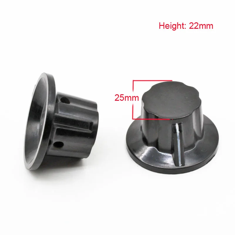 20pcs K18-3 Bakelite Knob 40*H22MM Mounting Hole 6MM For Rotary Potentiometer Encoder Rotary Switch