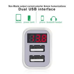 USB -Auto -Ladegerät mit intelligentem Auto -LED -Bildschirm für iPhone 7 Samsung Xiaomi Moto G4 G4 plus X Spiel G3 G2 E3 E2 x x1 + x2 Droid Turbo Hauptverkaufsbildschirm Moto G4 Plus - №1