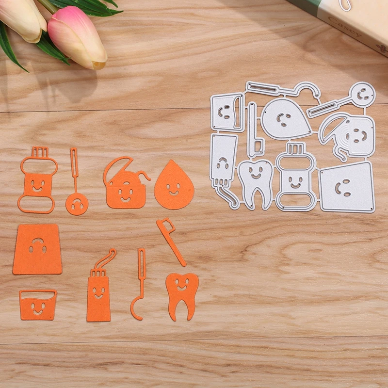 Drop Water Tooth Set  Kitchen Tools Metal Cutting Dies For Photo Album Decorative Embossing DIY Paper Cards Die Cutting Template