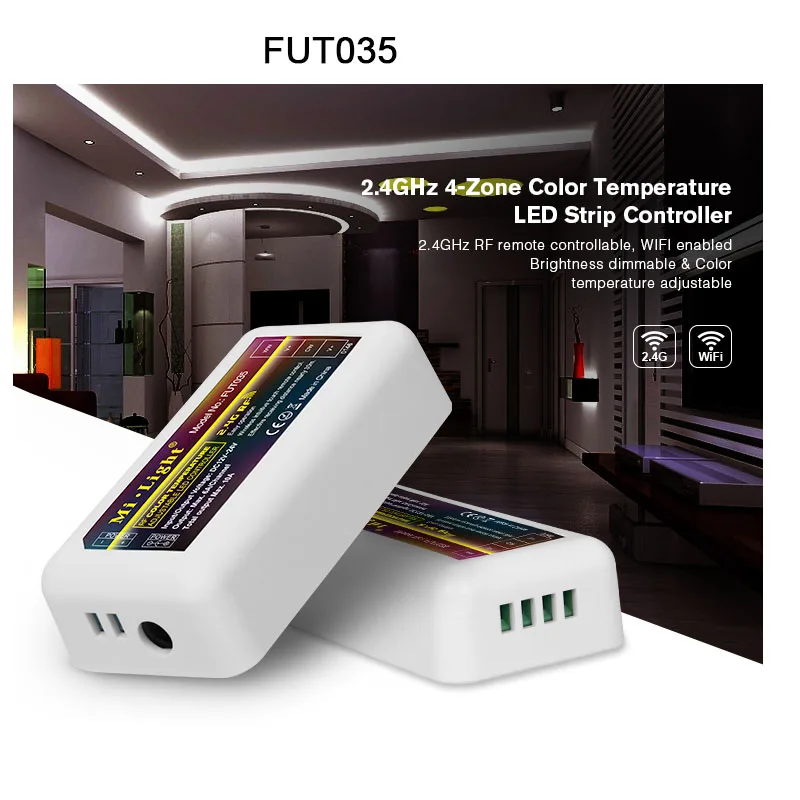 2.4G Rf Draadloze Enkele Kleur Dimmer Cct Rgb Rgbw DMX512 Rgb + Cct FUT035 FUT036 FUT037 FUT038 FUT039 FUTD02 led Strip Controller