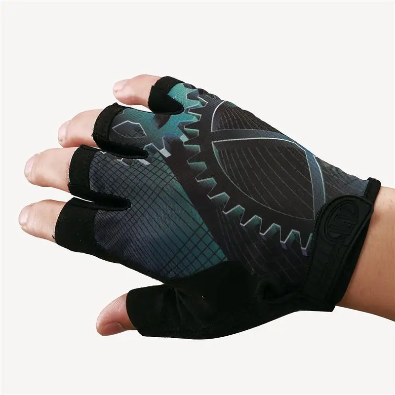 Weimostar-guantes deportivos para ciclismo, protectores de manos de medio dedo con almohadilla de Gel 3D para bicicleta de montaña, a prueba de golpes