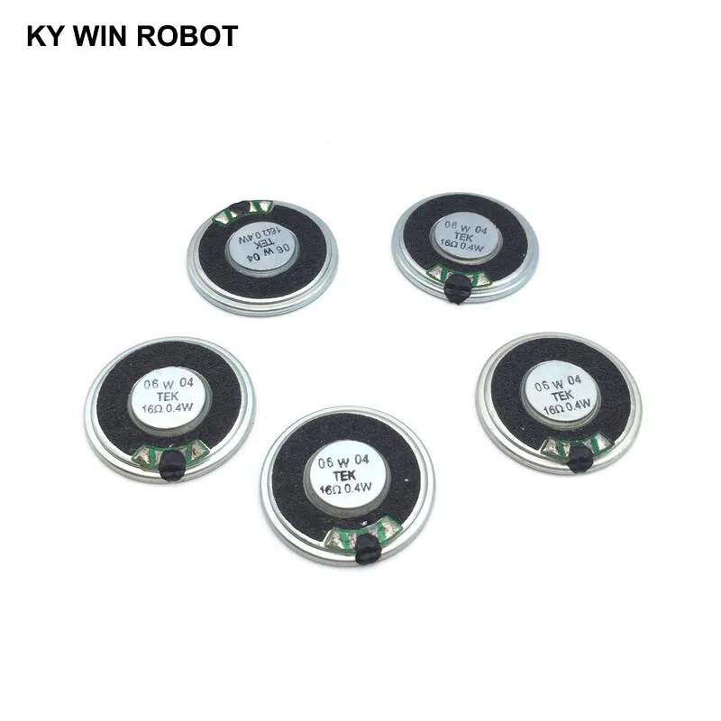 5pcs/lot New Ultra-thin Mini speaker 16 ohms 0.4 watt 0.4W 16R speaker Diameter 28MM 2.8CM thickness 5MM