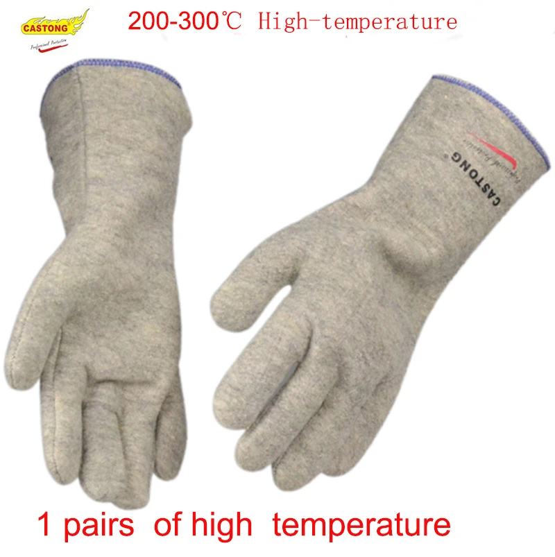 CASTONG GKKK35-33 High temperature gloves 200-230 degree High temperature protection gloves Para-aramid protection gloves