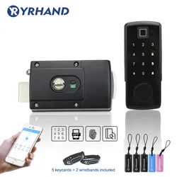 TTlock app Electronic Door Lock, Digital Door Lock Smart, Bluetooth APP Keyless Keypad Code Password Door Lock