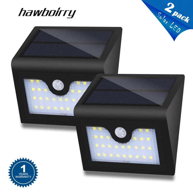 Wholesale 5 pieces 28LEDS Solar Power PIR Motion Sensor Wall Light Outdoor Waterproof Energy Saving Street Garden Security Lamp