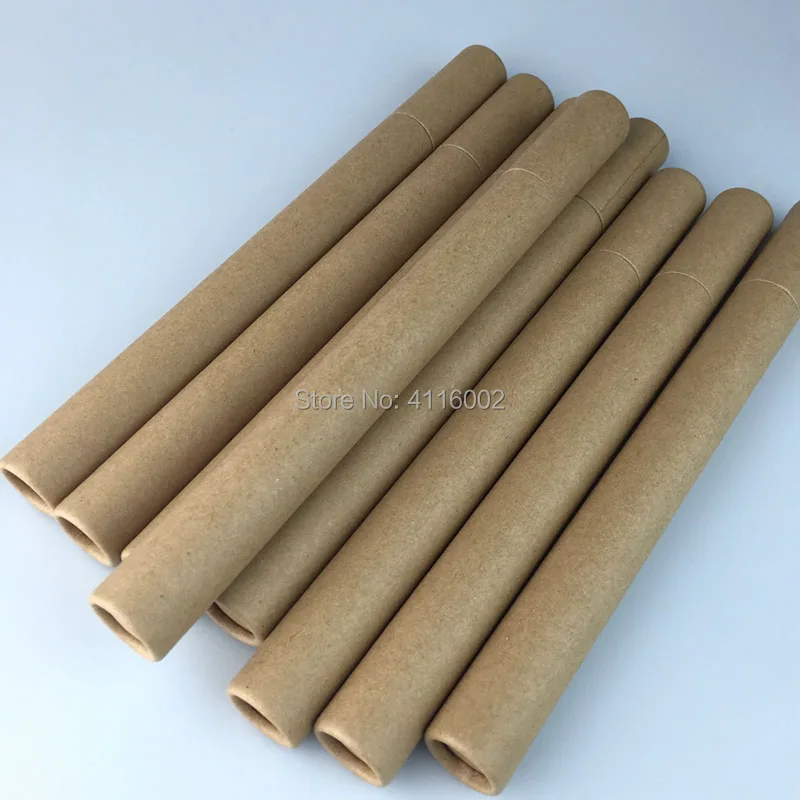 100pcs Kraft Paper Incense Tube Incense Barrel Small Storage Box for 10g/20g Joss Stick Convenient Carrying