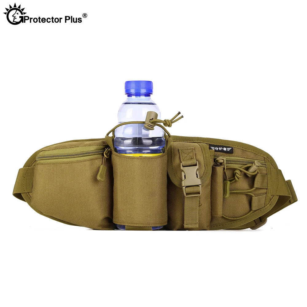 PROTECTOR PLUS Outdoor Sports Portable Bag Men Travel Waist Packs Waterproof  Camo  Riding Climbing Passport bag