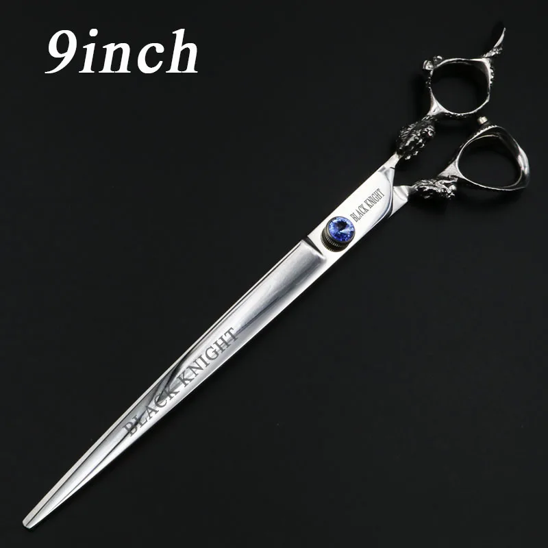 9 inch professional hairdressing scissors personality sapphire dragon handle salon barber dedicated shears Pet scissors