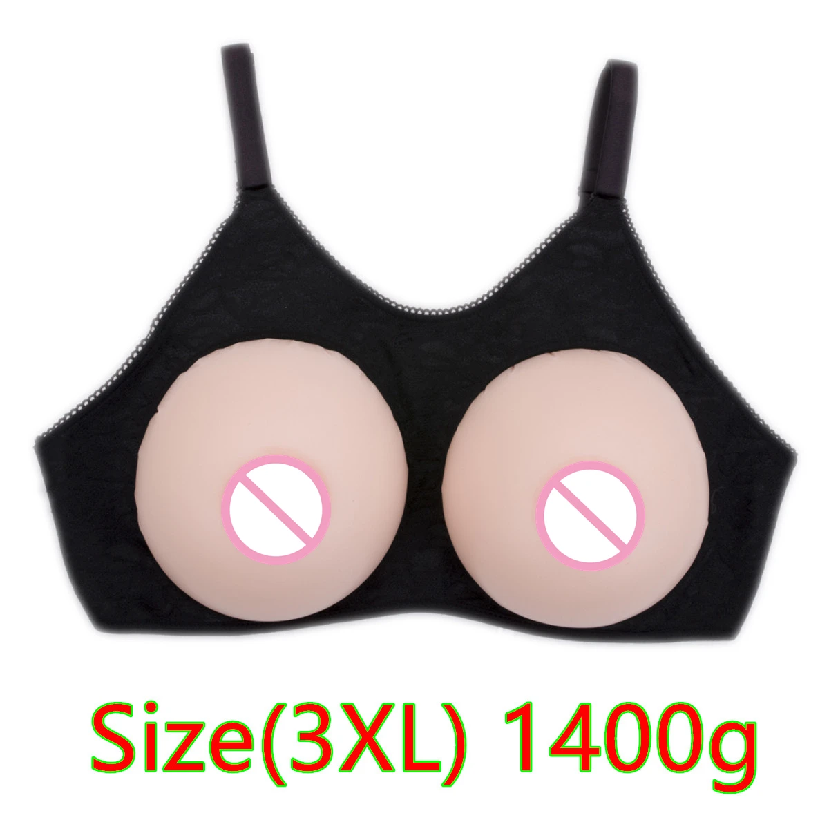 

1400g/pair Silicone Breast Form Bra Suit Artificial Breast Boob False Breast For Men Crossdresser Drag Queen Shemale Transgender