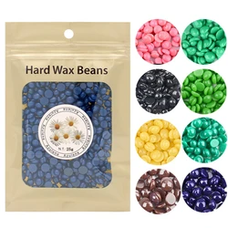 10 Flavors 25g Depilatory Wax Beads Hot Film Hard Wax Pellet Waxing Bikini No Strip Hair Removal Cream Wax Beans