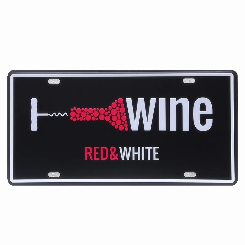 Bar Retro Plate, Wine Beer Vintage Metal Tin Sign, for Pub, Club, Tavern, Home Decor, Wall stickers, Art poster, Painting, A617