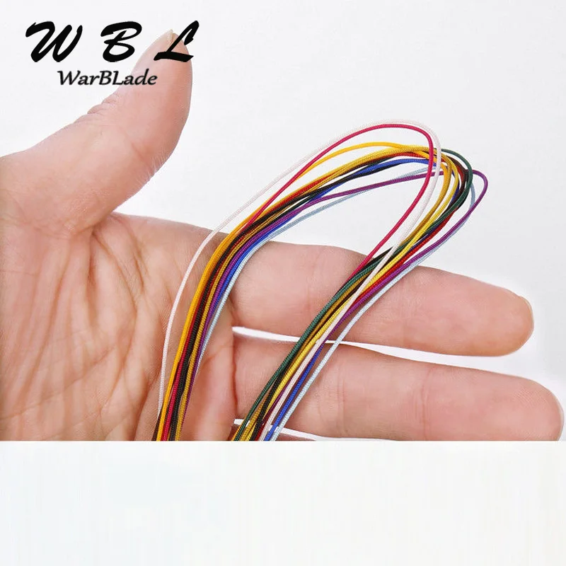 0.8mm 1mm 1.5mm 2mm Cotton Nylon Cord Thread Cord Chinese Knot Macrame Cord Braided String DIY Rope Bead Bracelet Jewelry Making