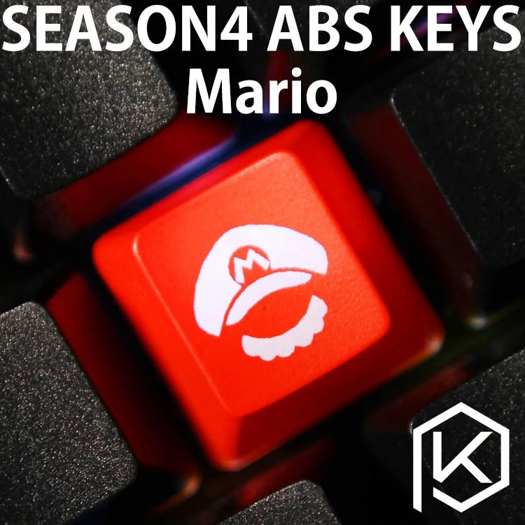 Novelty Shine Through Keycaps ABS Etched, light,Shine-Through question box mushroom oem profile red black