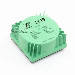 BingZi M15-03 15VA Ring Printed Circuit Board Welded Sealed Power Transformer Dual 12V 15W Toroidal Transformer For Amplifier
