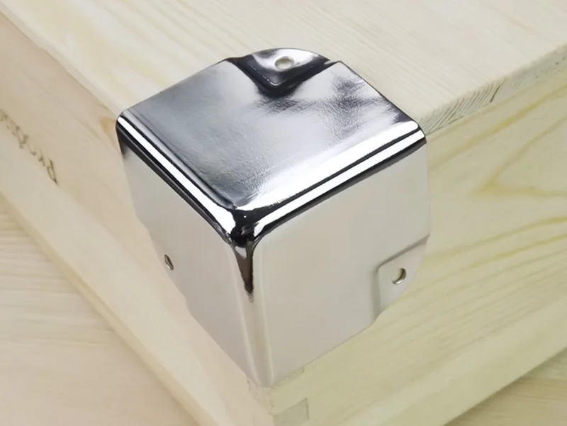 Furniture Wrap Angle  Large Metal Square Edging Tool Aluminum Alloy Box Pressure Angle Three Bread Corner Protection Angle