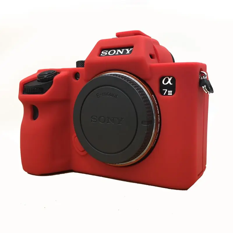 A7iii Silicone Case Soft Camera Video Bag Rubber Camera Case Protective Body Cover Skin For Sony A7 III A7R mark 3 A7RM3 A7R3