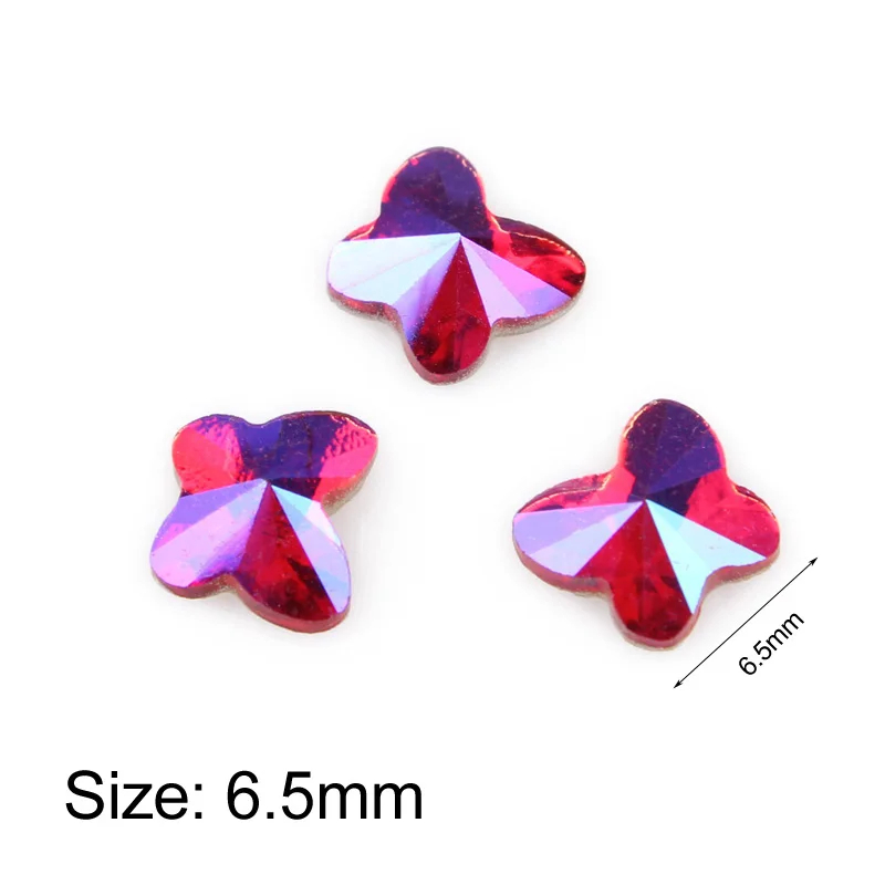 Hot sale Red AB coating Shaped Rhinestone 22 styles Crystals and Stones For 3D Nail Art Decoration Free shipping