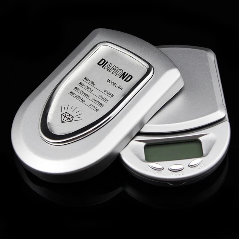 50pcs Jewellery Scales 0.01*200g Gram Pocket Scales Mini Electronic Style LCD Digital Weight Balance Scale