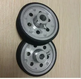 Factory Alloy Metal 6/8mm Wheel 65mm Width 18mm Robot Hub Bruck Metal Tyre RC Car Chassis Rim DIY RC Toy Remote Control Robotic