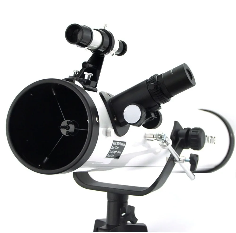 Visionking 76/700mm Reflector 280x Astronomical Telescope 3 inch Sky Moon Planet Astronomy Monocular With Phone Adapter