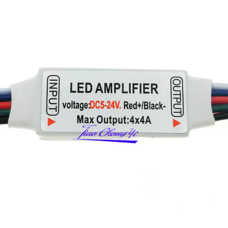 5pin RGBW LED Amplifer DC5-24V 4A * 4 Channel LED Amplifier for RGBW LED Strip