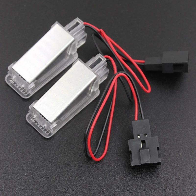 2pcs Error Free LED Courtesy Glove Box Under Door Foot Light for SKODA SUPERB 2016 - 3V