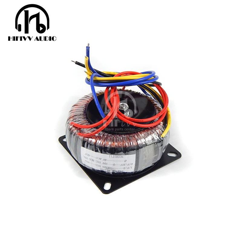 40W Toroidal Core Transformer For Audio Amplifier Dedicated Power Supply  Output 30-0-30V 9V