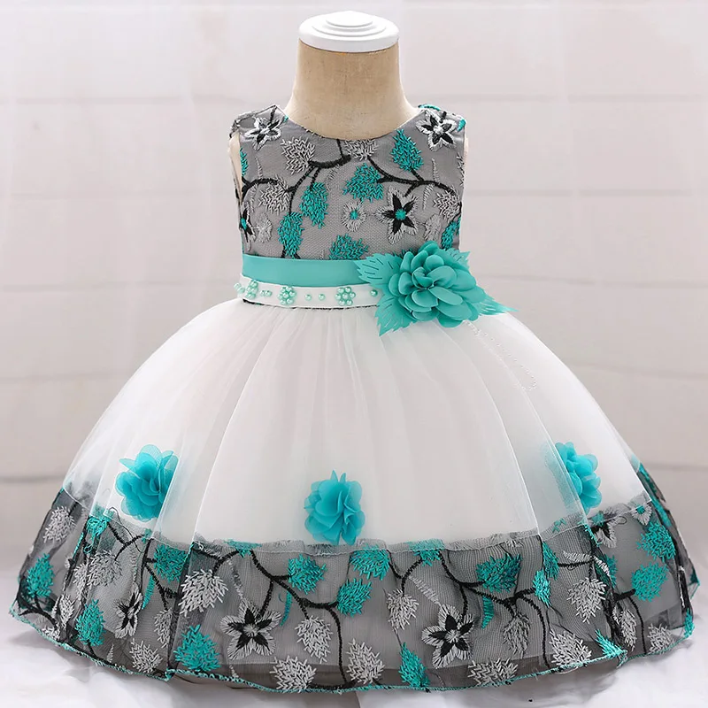 Baby Girl Dress 1 Year Birthday 3 6 9 12 18 24 Months Toddler Kids Clothes Lace Christening Gown Princess Infant Party Costume