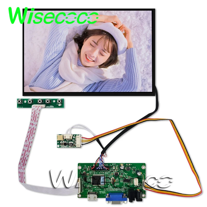 

Wisecoco 2K IPS Display 10.1 inch 2560X1600 LCD VVX10T022N00 VGA LVDS Conrtoller Board Tablet PC Screen