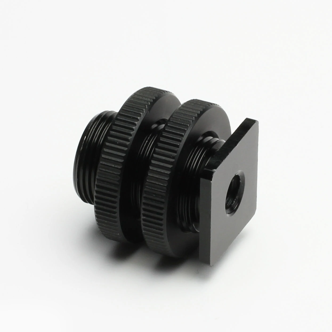 Tornillo de montaje de Zapata en frío para cámara de micrófono fr XLR, soporte de varilla de micrófono de fibra de carbono, adaptador de soporte de choque de suspensión, 1/4 "y 5/8"