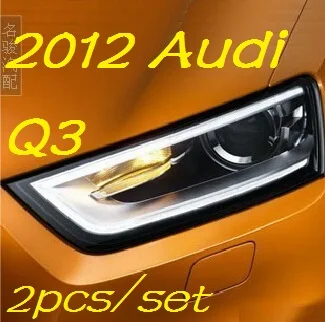 

2pcs Q3 bumper light,car accessories,2013 2014 2015year Car Styling for Q3 Headlight ,q3 daytime light