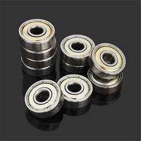 SULEVE New 10pcs/set 626zz 6x19x6mm Steel Sealed Shielded Deep Groove Ball Bearings for Automobiles Household Appliances Motors