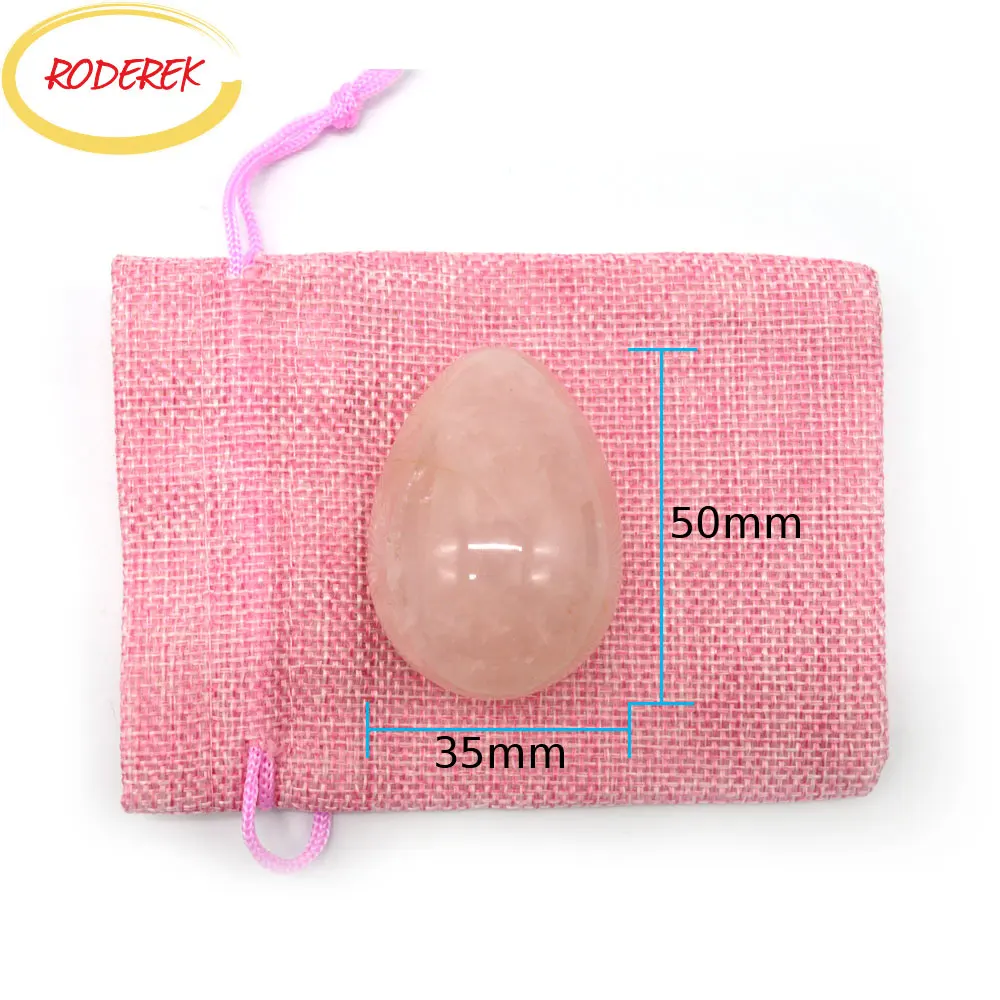 50*35mm Jade Egg Women Kegel Exercise Stone Yoni Egg Pelvic Floor Muscle Massage Stone For Healthcare