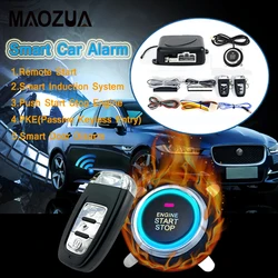 9 pz/set Auto Remote Start Stop sistema di allarme per Auto motore Starline pulsante avvio automatico SUV PEK Keyless Entry System immobilizzatori