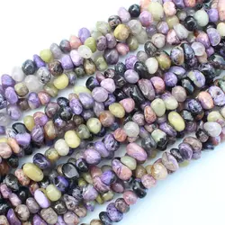 Natural 6-12mm Charoite  Irregular beads 15