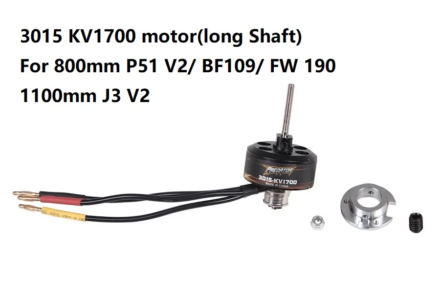 FMS Mini Hélice Spinner Cowl, Landing Gear Motor, ESC Servo RC Avião, Modelo de Avião, P51, F4U, T28, Zero, BF109, FW190, V2 Peças, 800mm