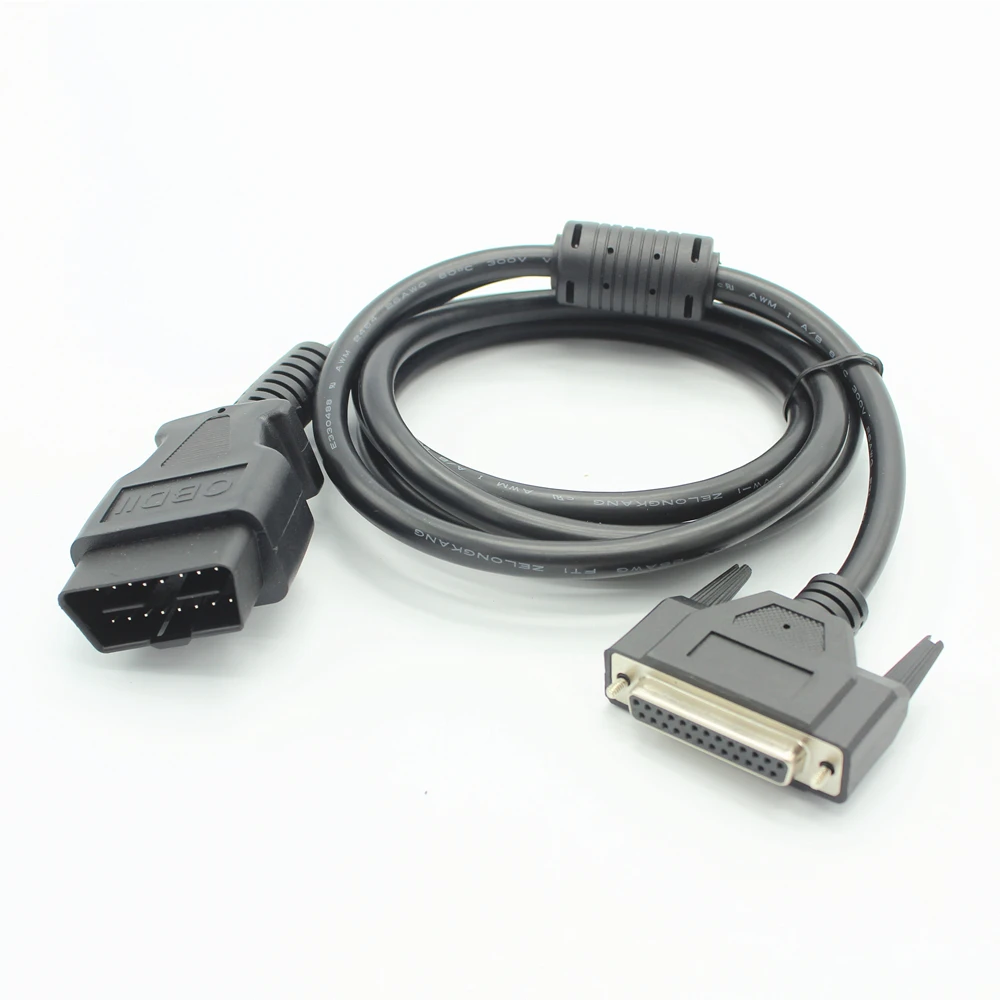 For Car diagnostic tools OBD2 16PIN Spnp-On Cables Red Box Main Cable Blue-Point Testing Cables to 25PIN Bluepoint cable