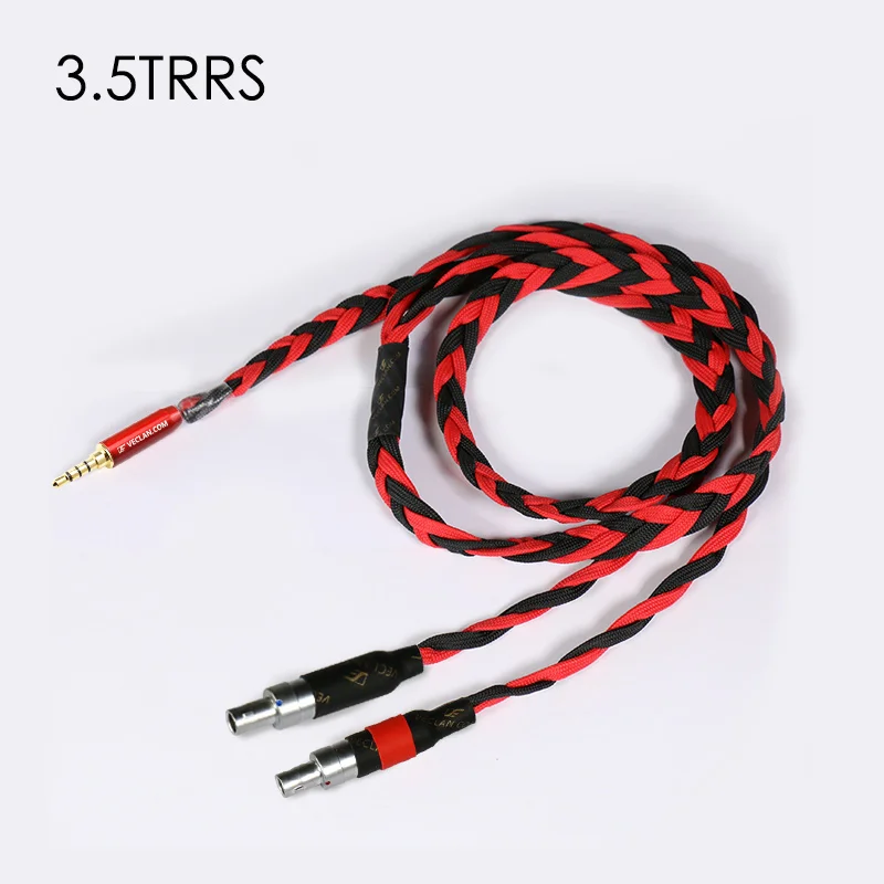 Venture Electronics Basic Black litz HD800 hd8xx 2.5mm 4.4mm balanced headphone cable image 5