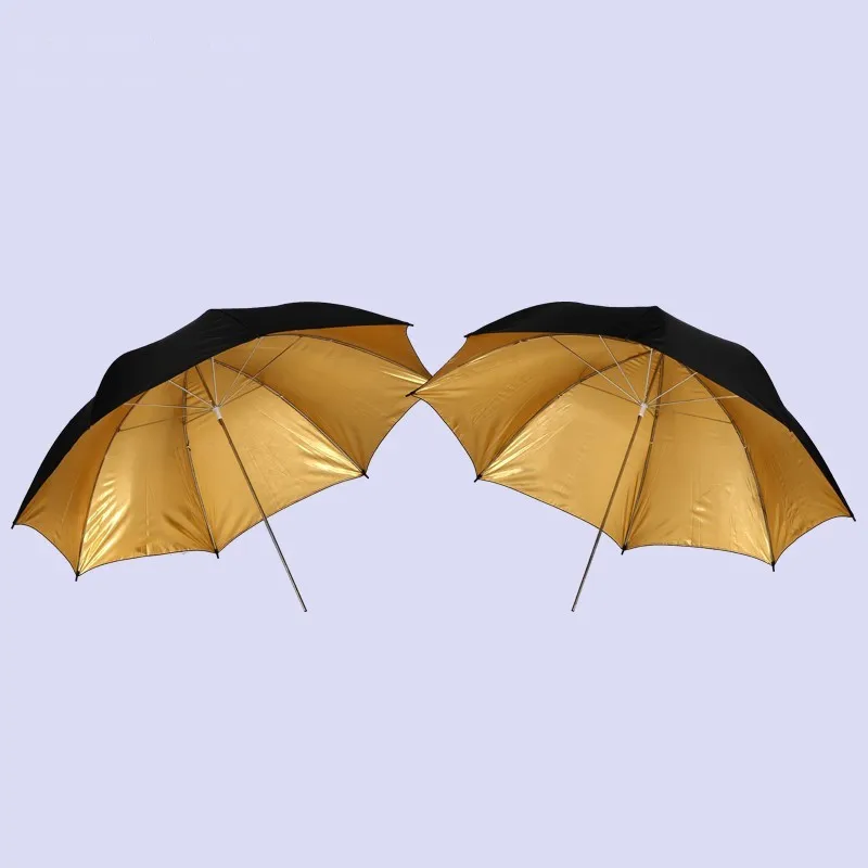 Konsee 1 قطعة 33 بوصة استوديو الصور الذهب الأسود مظلة التصوير الإضاءة الملحقات