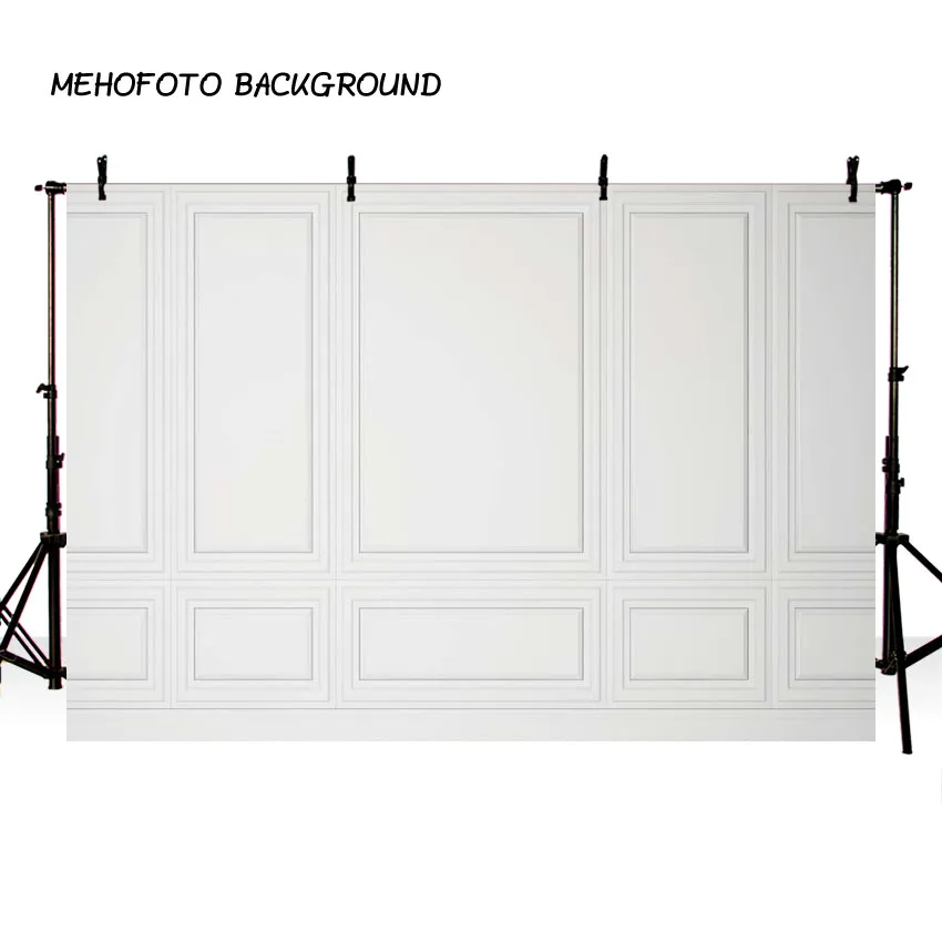 8x8ft Wedding Photography Backdrops White Wall Background Digital Printed Vinyl and Polyester Backdrops for Photography Studio