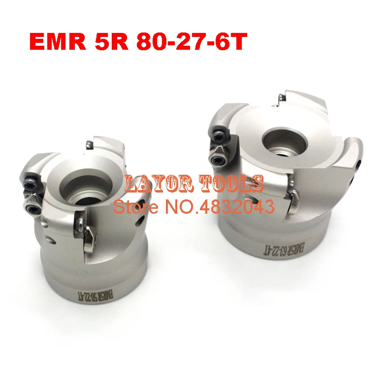 

EMR 5R 80-27-6T face mill milling cutter cnc milling tools for round inserts type R5 RPMW1003